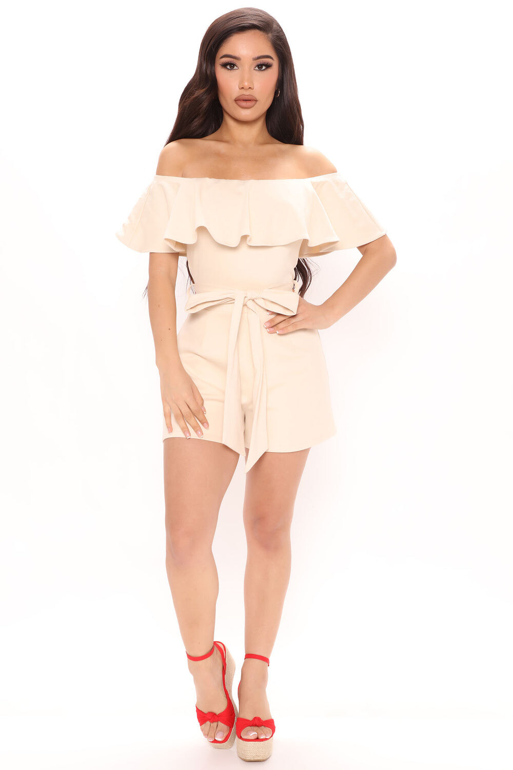 

Комбинезон Fashion Nova JP14094, кремовый