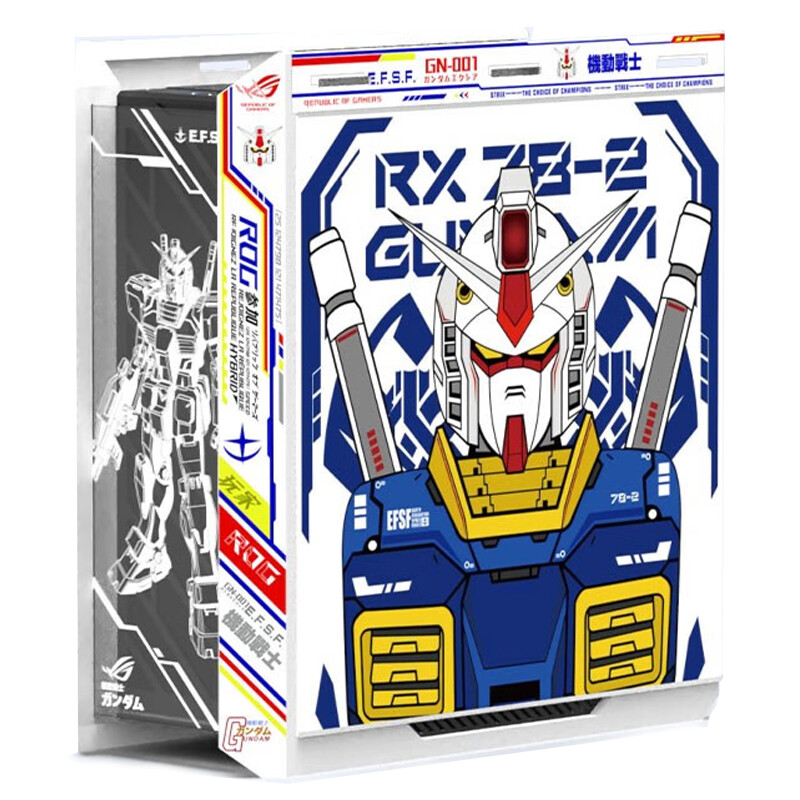 

Корпус ASUS ROG Strix Helios GX601 Custom Gundam RX-78-2 Theme, Mid Tower, белый/рисунок