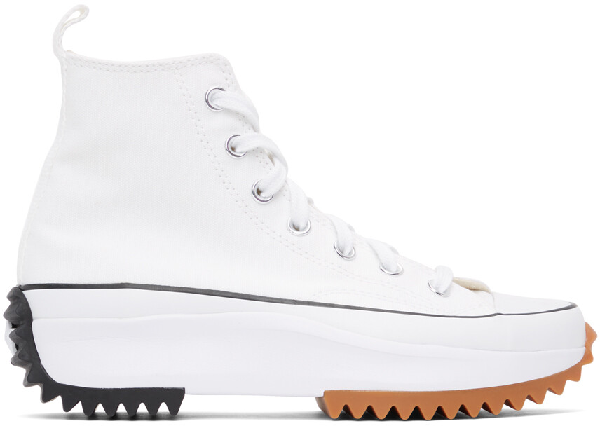 

Белые высокие кроссовки Run Star Hike Converse