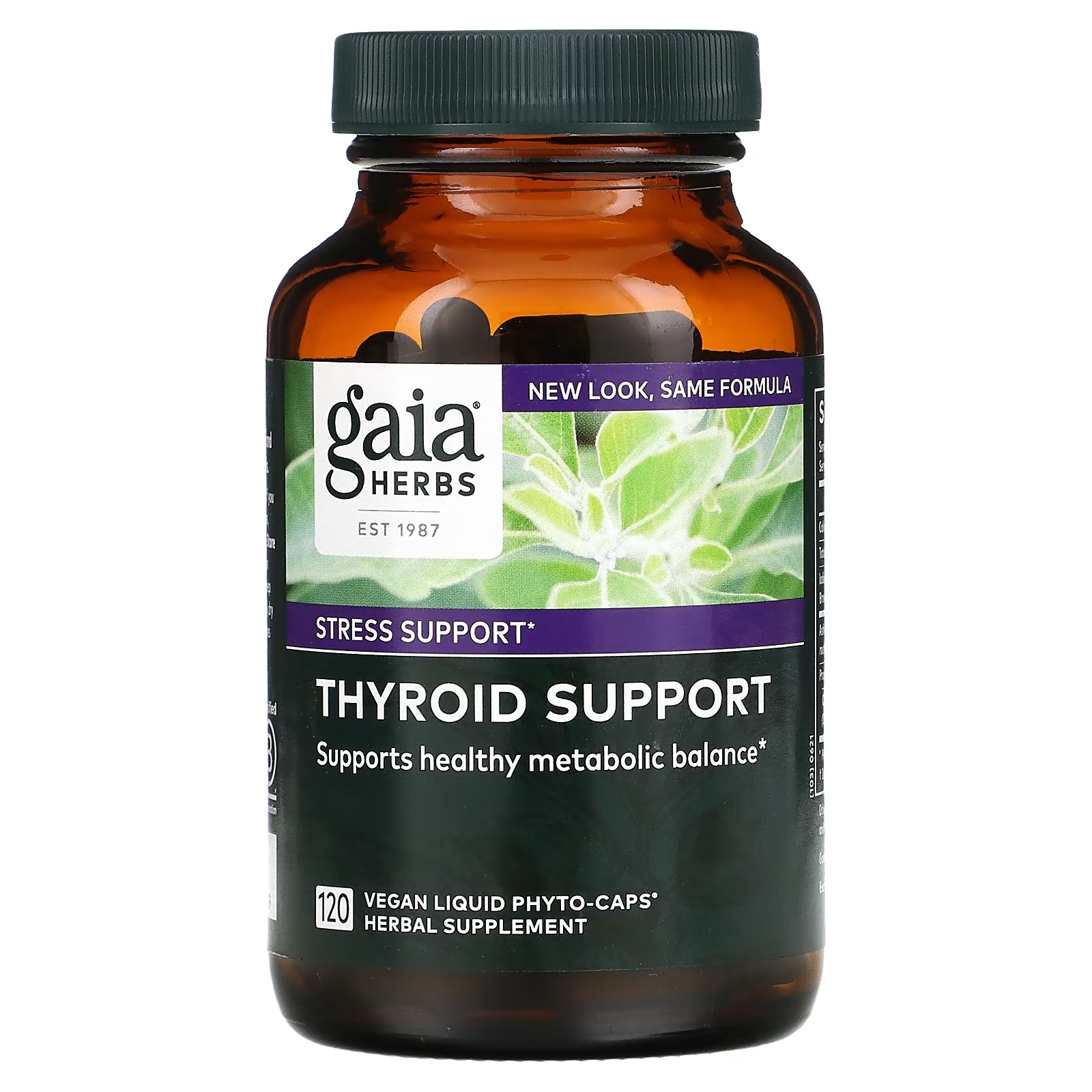 Gaia Herbs Средство для поддержки щитовидной железы, 120 вегетарианских капсул комплекс поддержки щитовидной железы life extension 60 капсул
