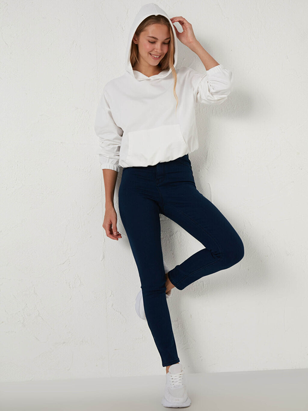 

Супероблегающие женские джинсы с высокой талией LCW Jeans