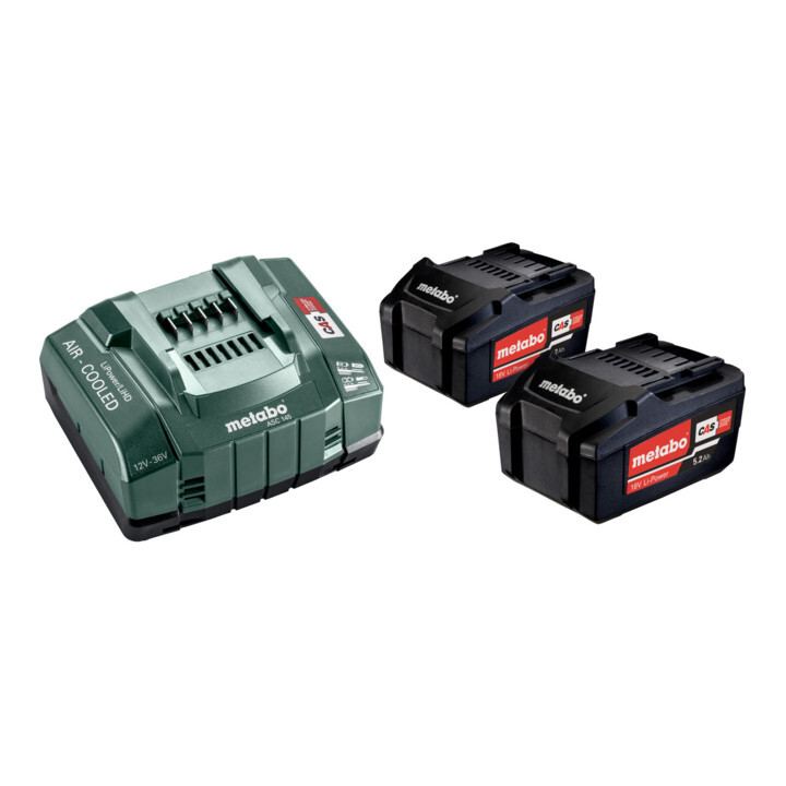 

Базовый набор Metabo 2 x 5,2 Ач