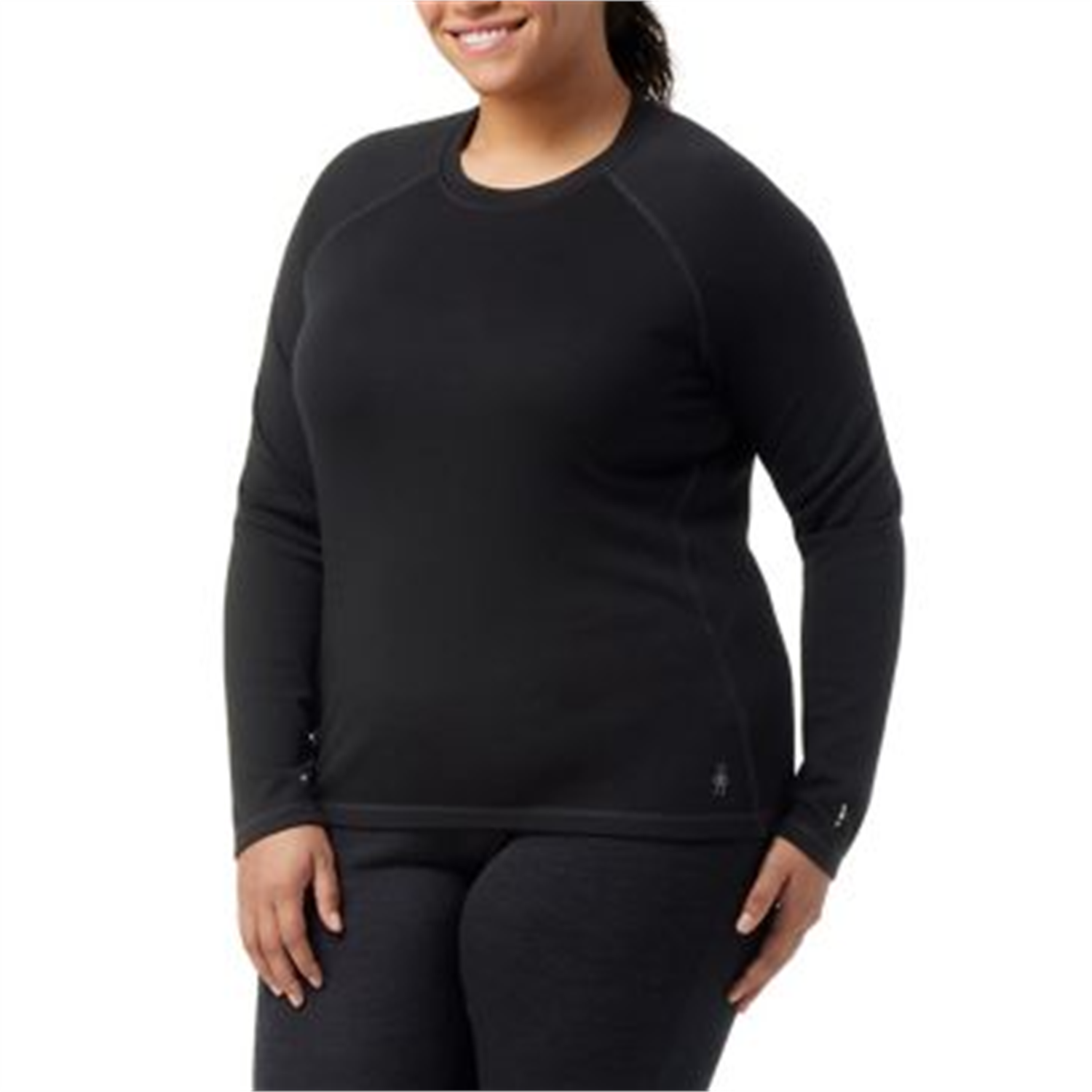 

Топ женский Smartwool Classic Thermal Merino Base Layer Plus, чёрный