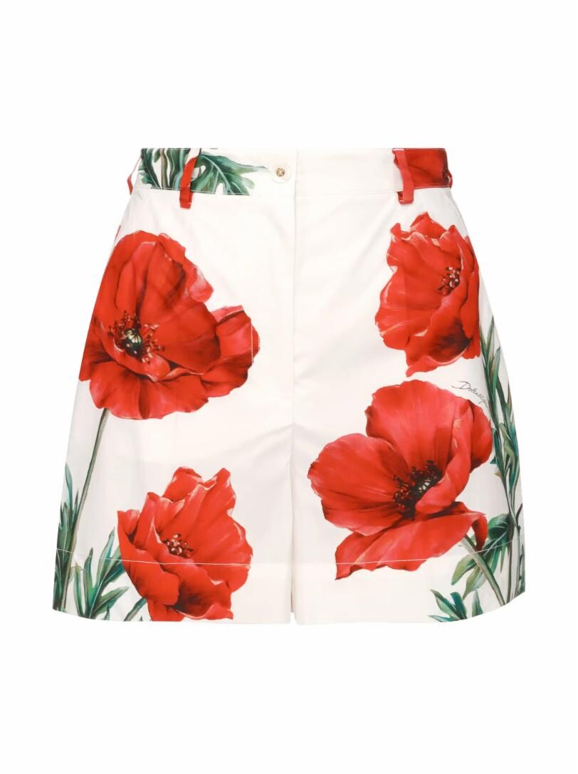 

Хлопковые шорты с принтом Dolce&Gabbana