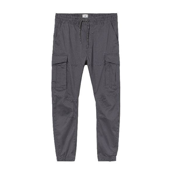 Брюки H&M Cargo Joggers, темно-серый - фото