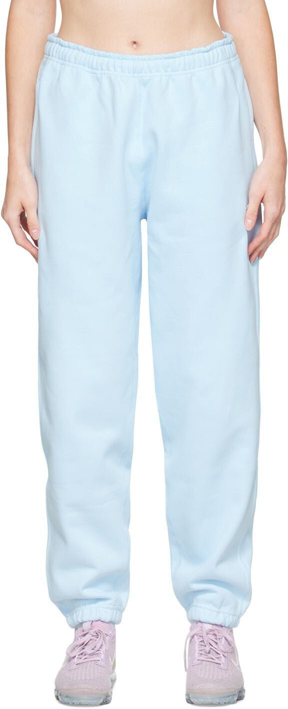 

Женские брюки спортивные Nike Embroidered Lounge, голубой, Синий