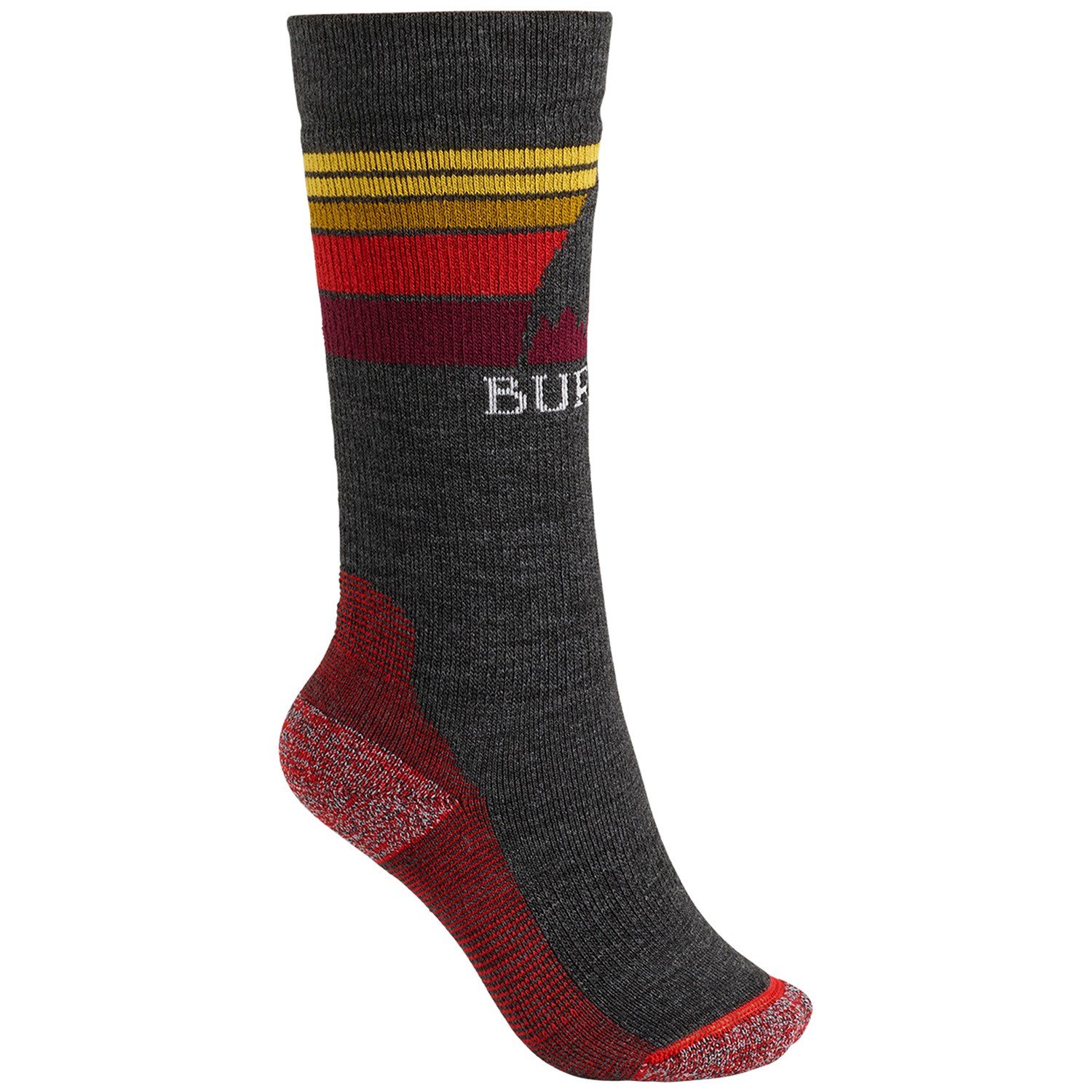 Носки Burton Emblem Midweight Socks для детей, черный