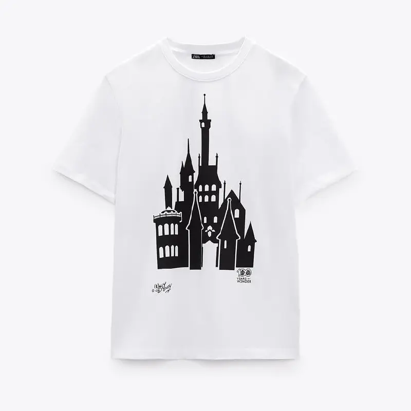 

Футболка Zara Disney’s 100 Years Disney, белый