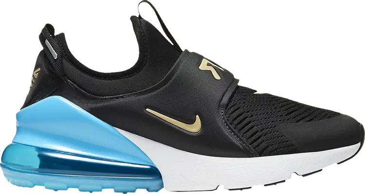 

Кроссовки Nike Air Max 270 Extreme GS 'Black Baltic Blue', черный