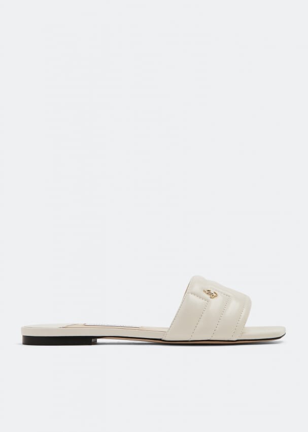 

Сандалии JIMMY CHOO Themis flat sandals, белый