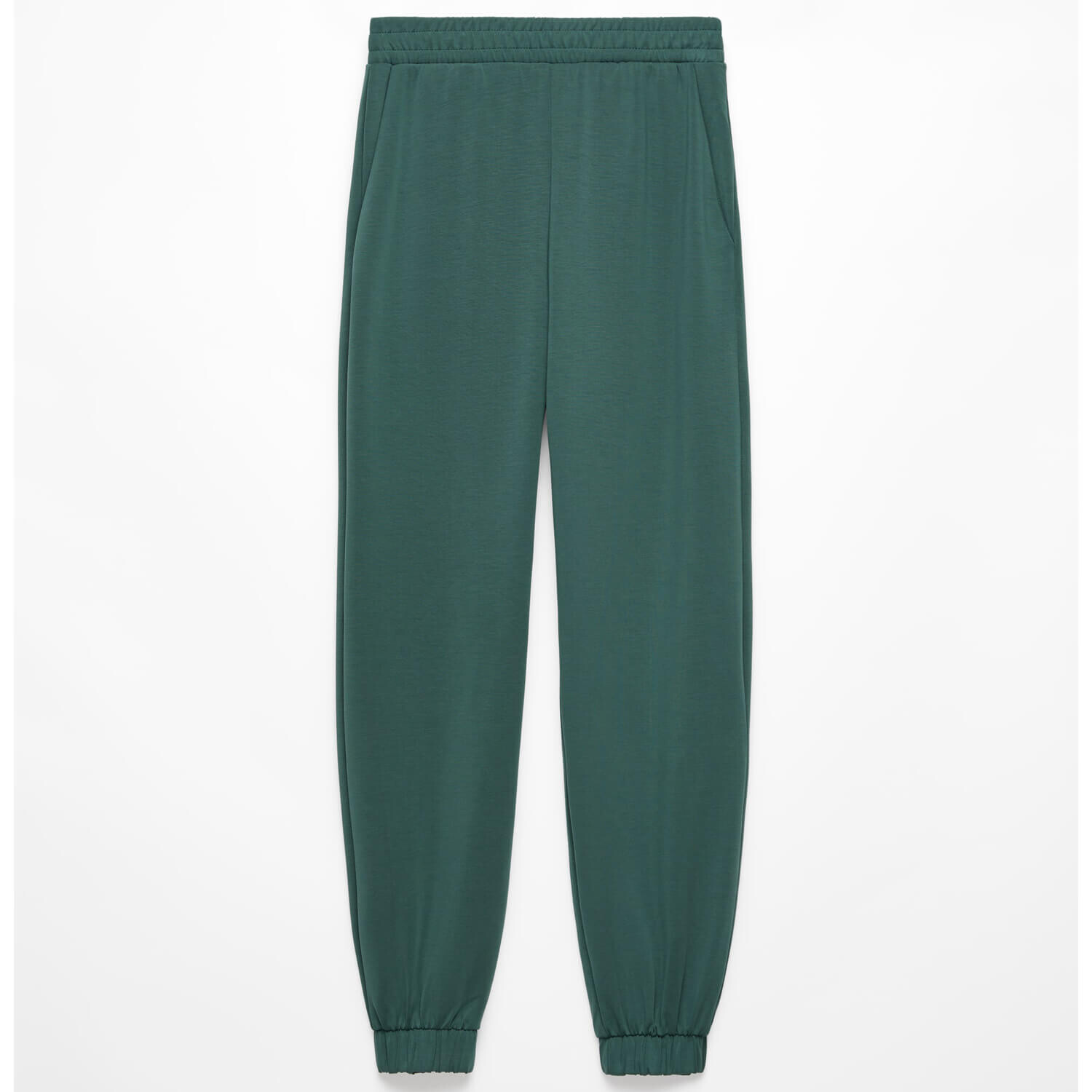

Брюки Oysho Wide Modal Joggers, темно-зеленый