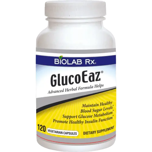 

Средство для нормализации сахара в крови BIOLAB Rx GlucoEaz, 120 капсул