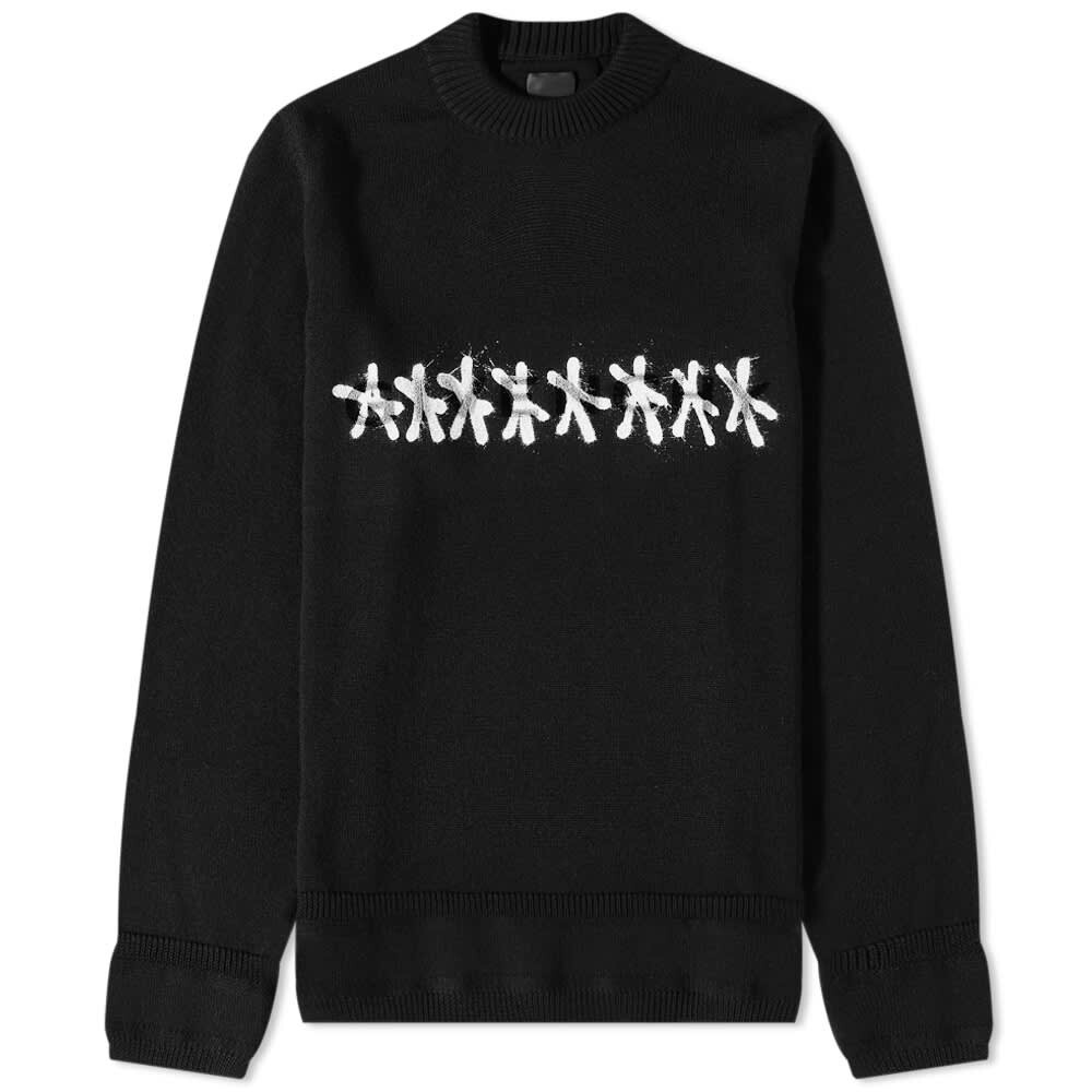 

Джемпер Givenchy Tufting Logo Crew Knit, Черный