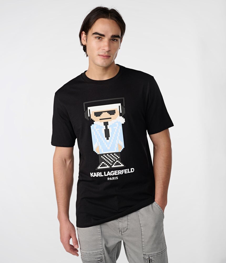 

Футболка kocktail с логотипом Karl Lagerfeld, черный