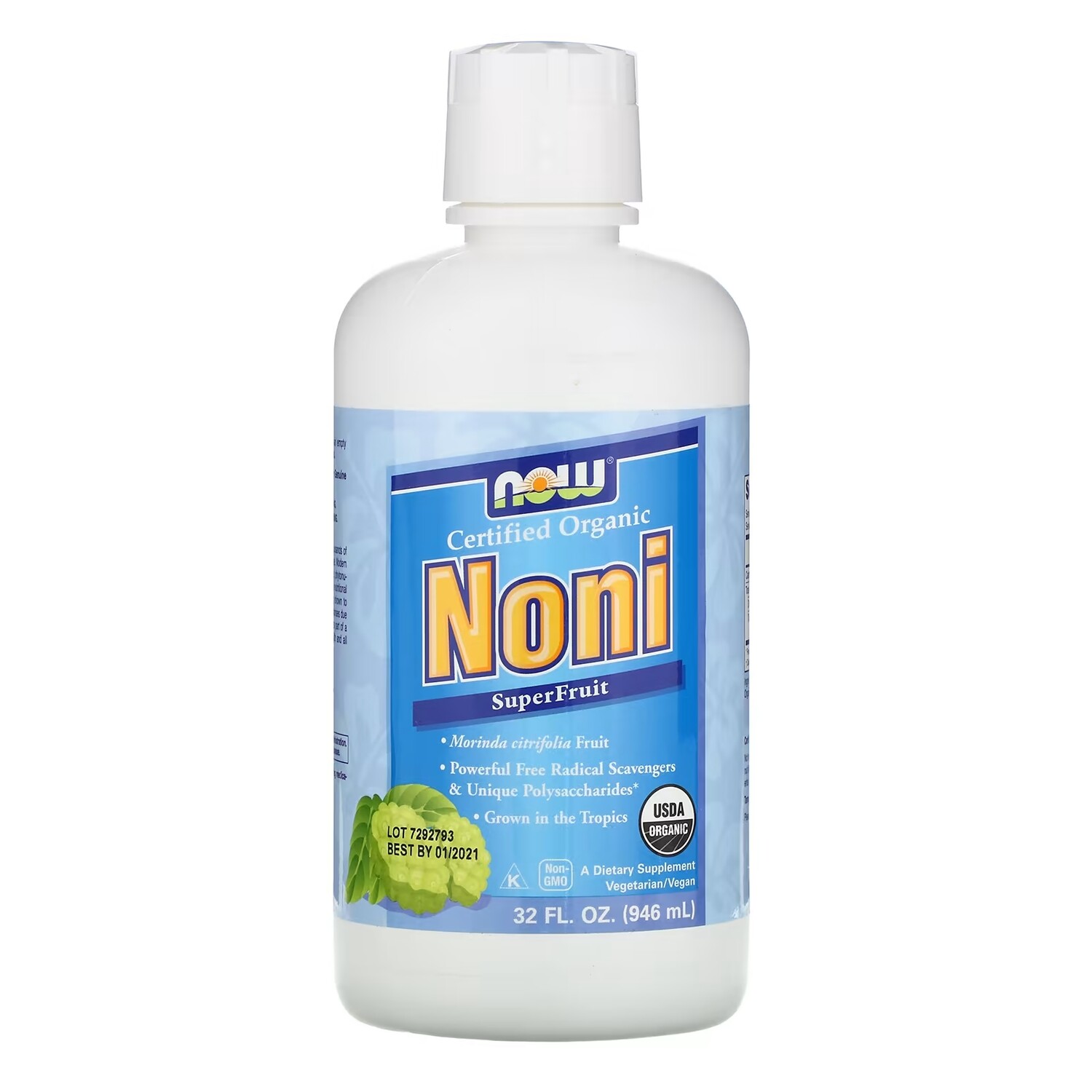 

Органический Суперфуд Нони NOW Foods, 946 мл