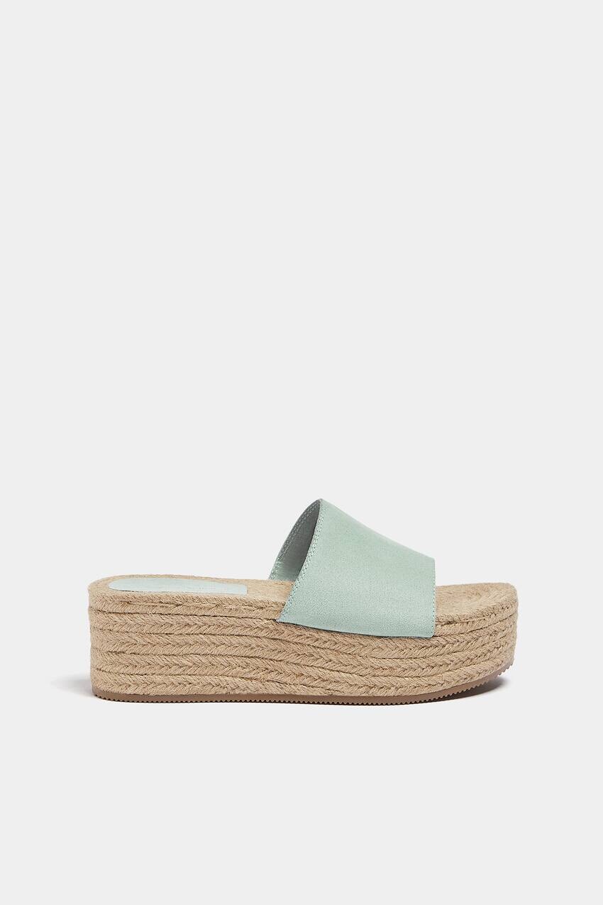 

Джутовые клинья Pull&Bear, синий