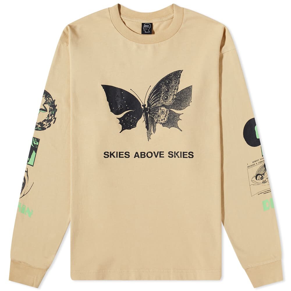 

Футболка Brain Dead Long Sleeve Skies Above Skies Tee