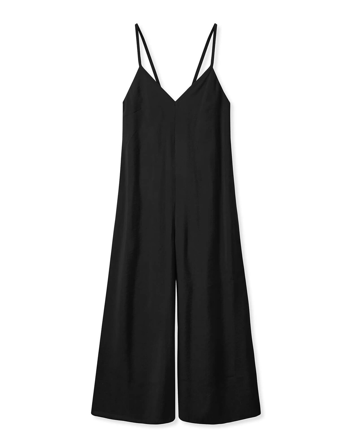 

Комбинезон Cos V-neck Wide Leg, черный