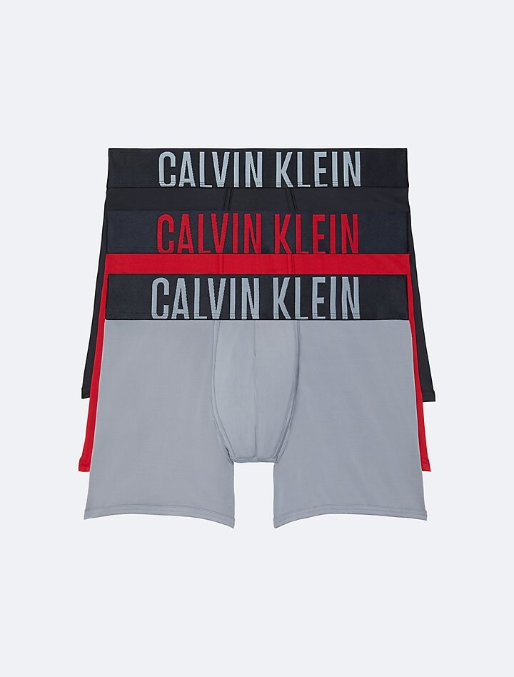 

Комплект из 3 трусов-боксеров Intense Power Micro Calvin Klein, красный