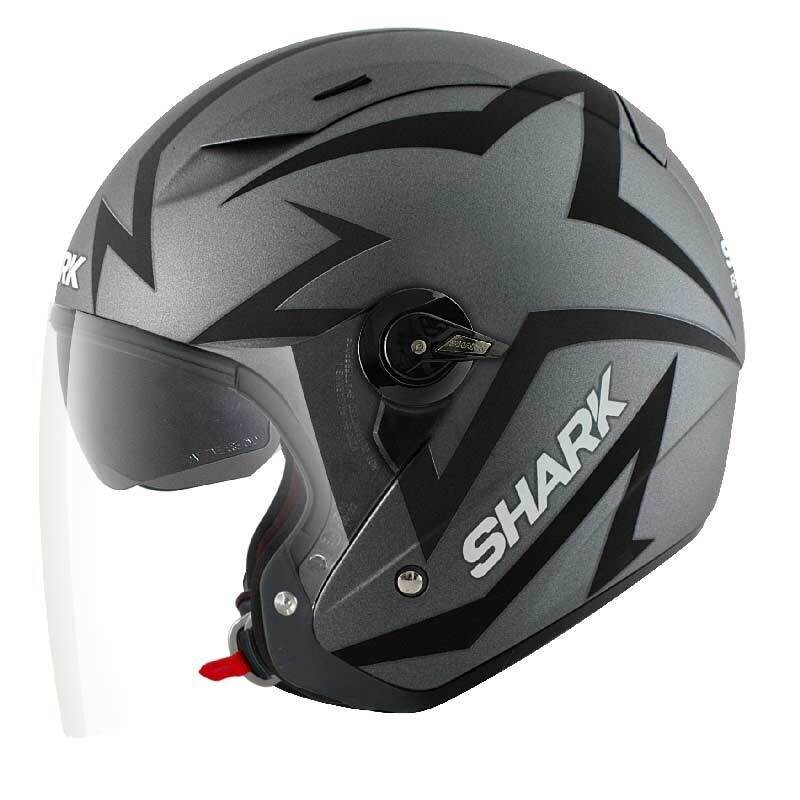

Шлем Shark RSJ Starry Mat с логотипом, серебристый/черный
