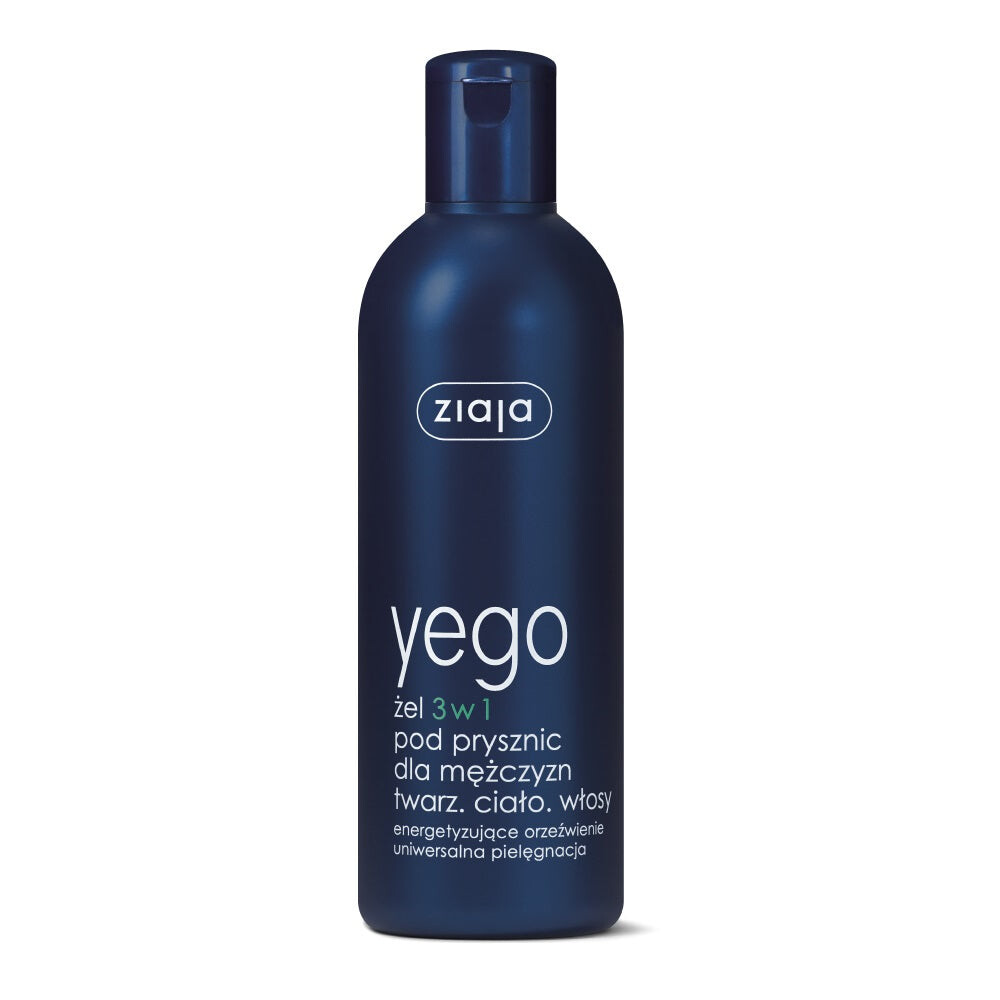 

Ziaja Гель для душа Yego 3в1 для мужчин лицо волосы тело 300мл