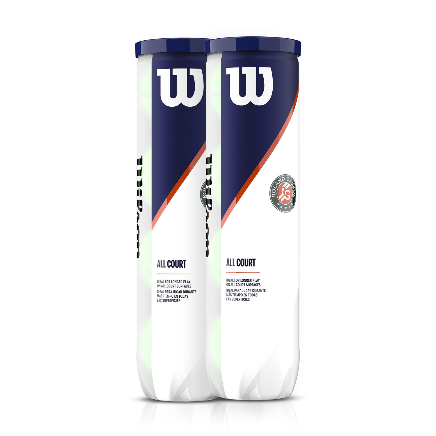 

Теннисные мячи Wilson Roland Garros All Court Speed ​​- Twin Pack (2×4)