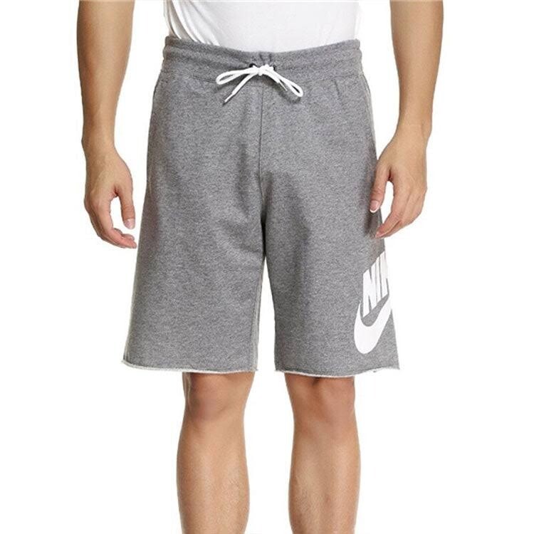 

Шорты Nike Large Logo Printing Drawstring Sports, серый
