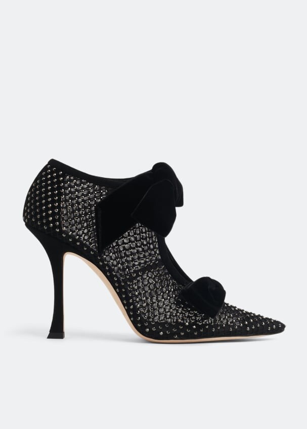 

Ботинки JIMMY CHOO Flaca 100 boots, черный