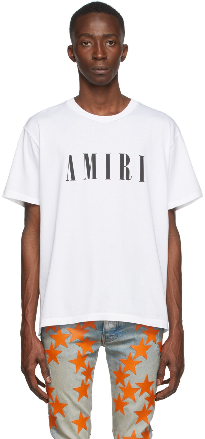 

Белая футболка с логотипом Core AMIRI