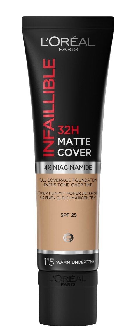 

L’Oréal Infaillible 32H Matt Cover Праймер для лица, 115 Golden Beige/Warm Undertone
