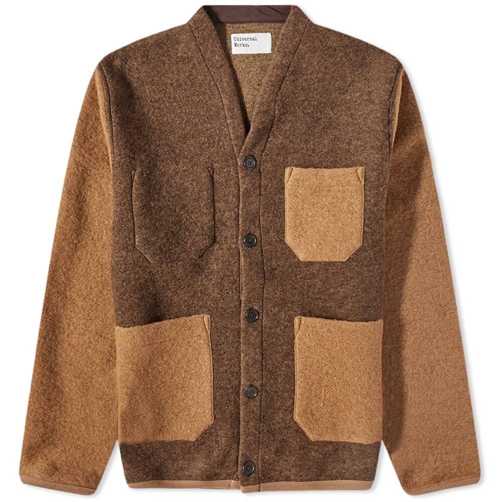 

Джемпер Universal Works Wool Fleece Cardigan, Коричневый