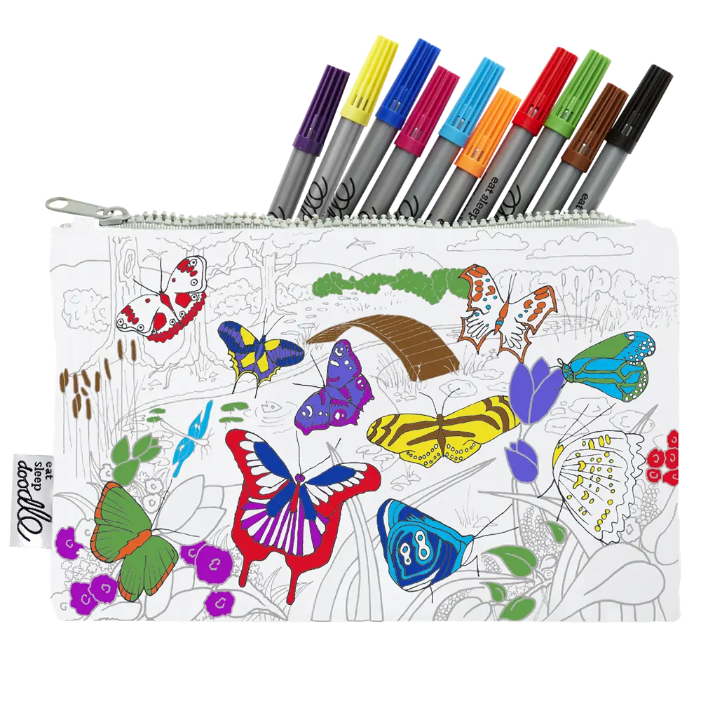 

Eatsleepdoodle пенал для рисования бабочек, 1 шт.