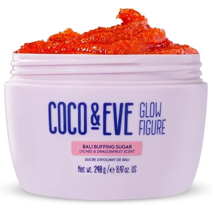 

Отшелушивающий скраб для тела GlowFigure Bali Buffing Sugar для женщин, 240 г, Coco & Eve