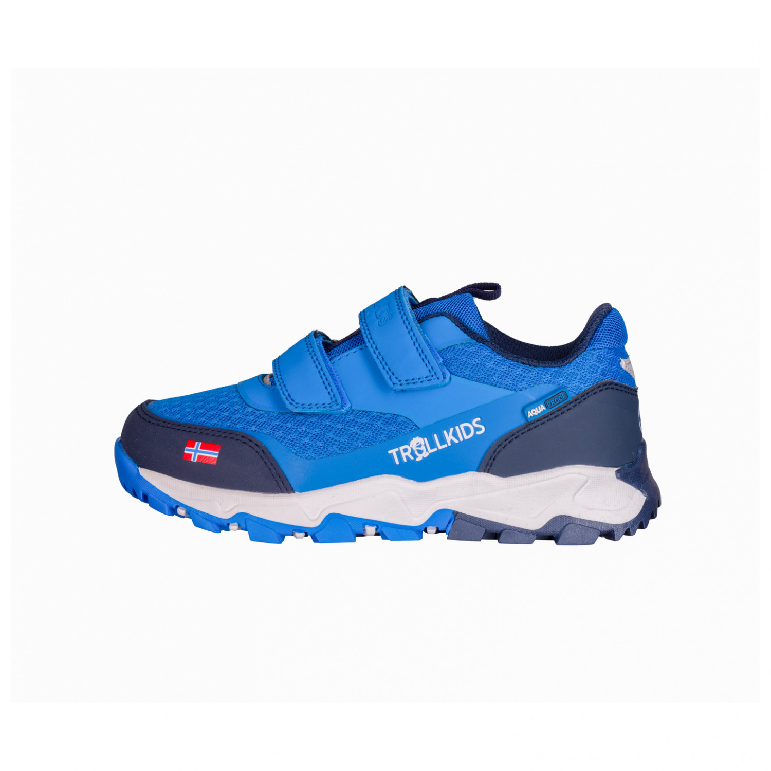Мультиспортивная обувь Trollkids Kid's Preikestolen Hiker, цвет Medium Blue/Navy