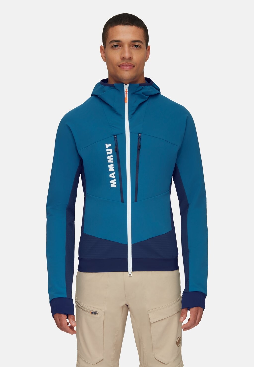 

Куртка Softshell Aenergy Hybrid Hooded Mammut, цвет deep ice marine