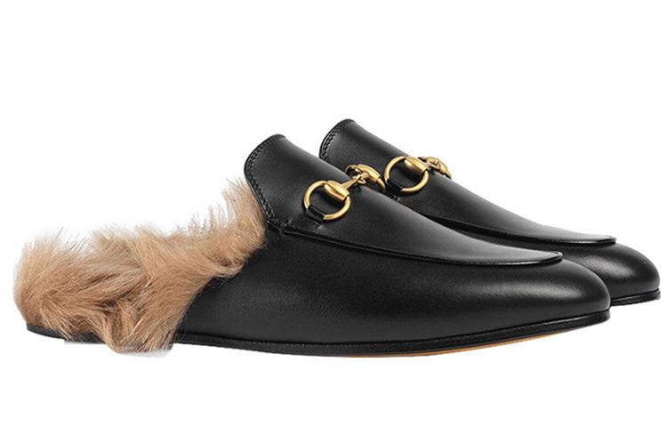 

Тапочки GUCCI Prince town Series Wmns, черный/коричневый