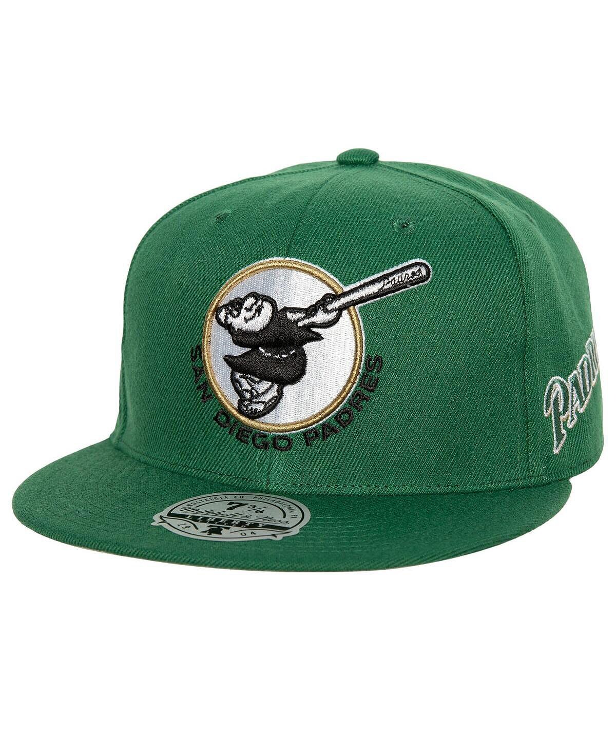 

Мужская зеленая приталенная шляпа San Diego Padres Bases Loaded Mitchell & Ness