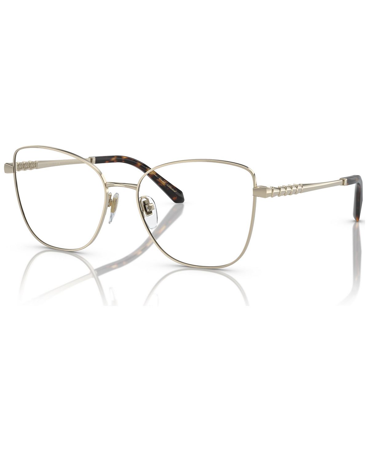 цена Женские очки «кошачий глаз», BV2250K 54 BVLGARI, золотой
