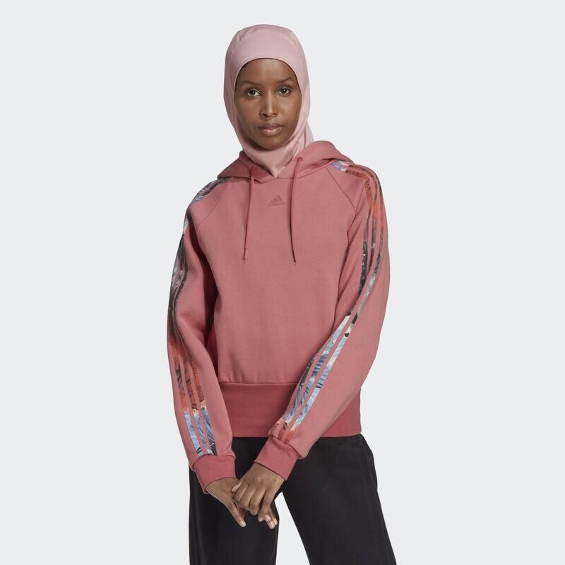 

Толстовка с принтом по всей поверхности ADIDAS, цвет rot