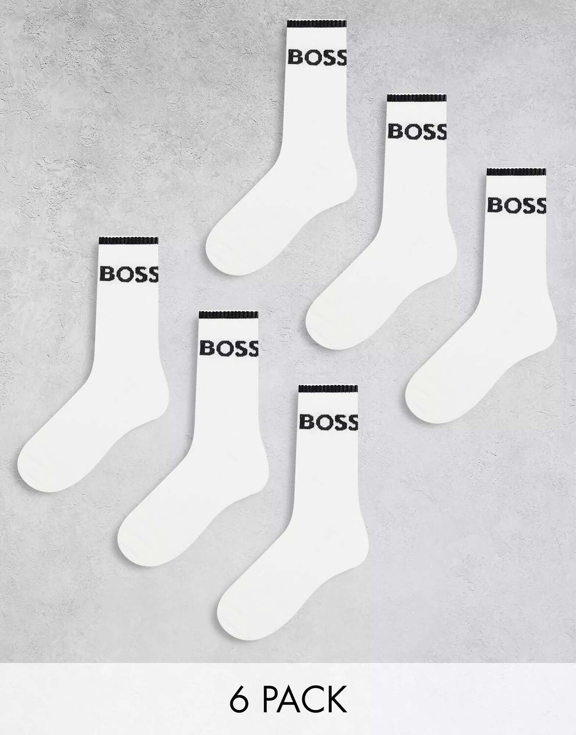 

Боди Boss Bodywear (6 пар белых носков в полоску)