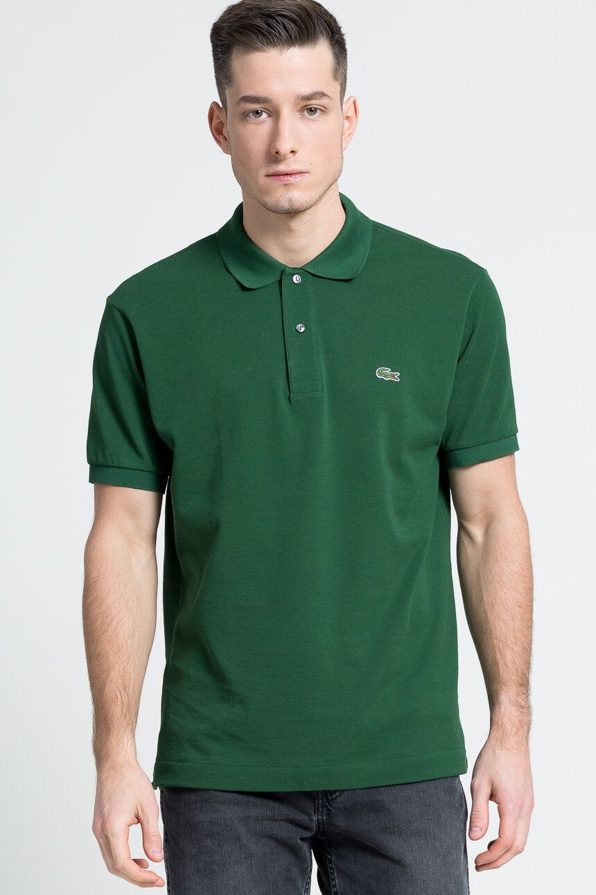 

Рубашка-поло Lacoste из хлопка, зеленый