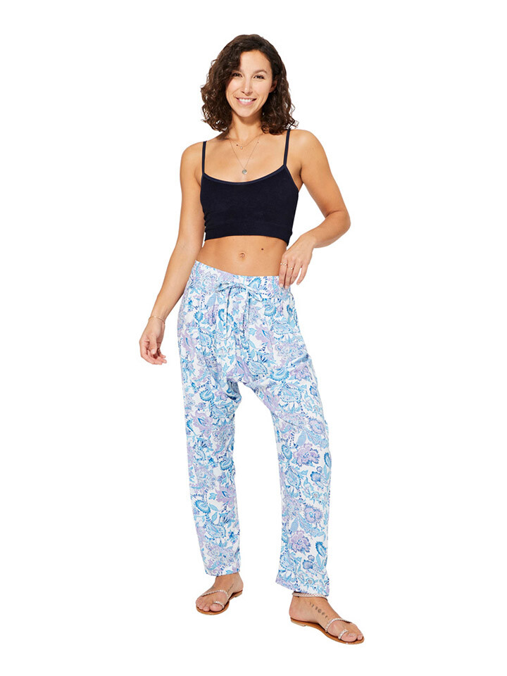 

Брюки Aller Simplement Hose, цвет Hellblau/Weiß