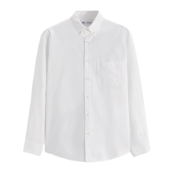 

Рубашка Zara Oxford, белый