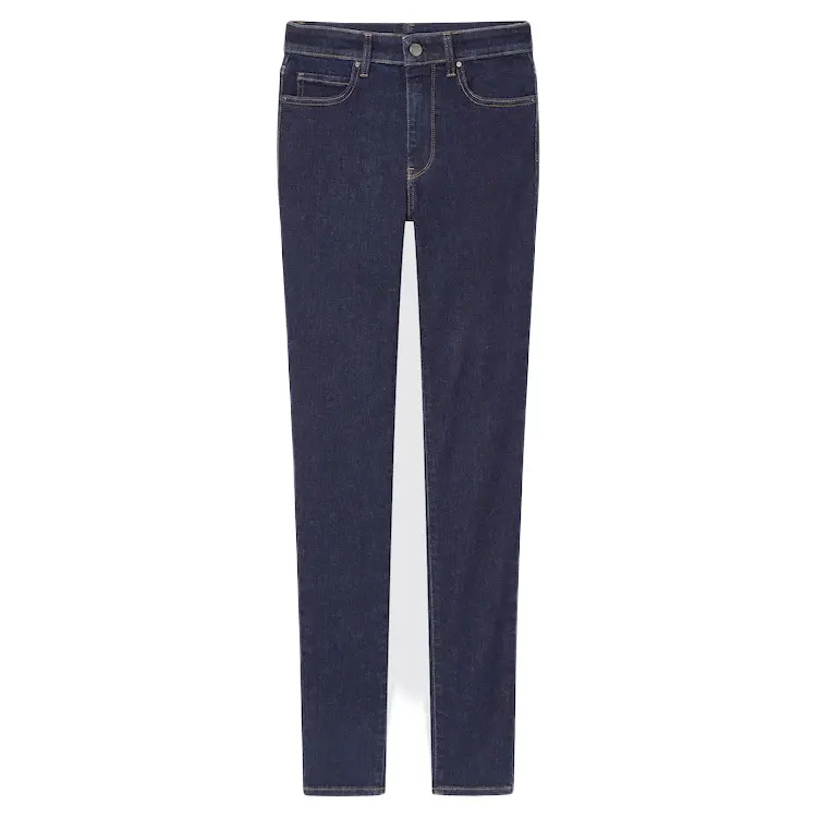 

Джинсы Uniqlo Ultra Stretch High Rise Skinny Fit, темно-синий