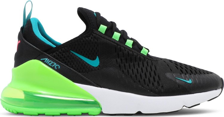 Nike air max on sale 270 neon green black