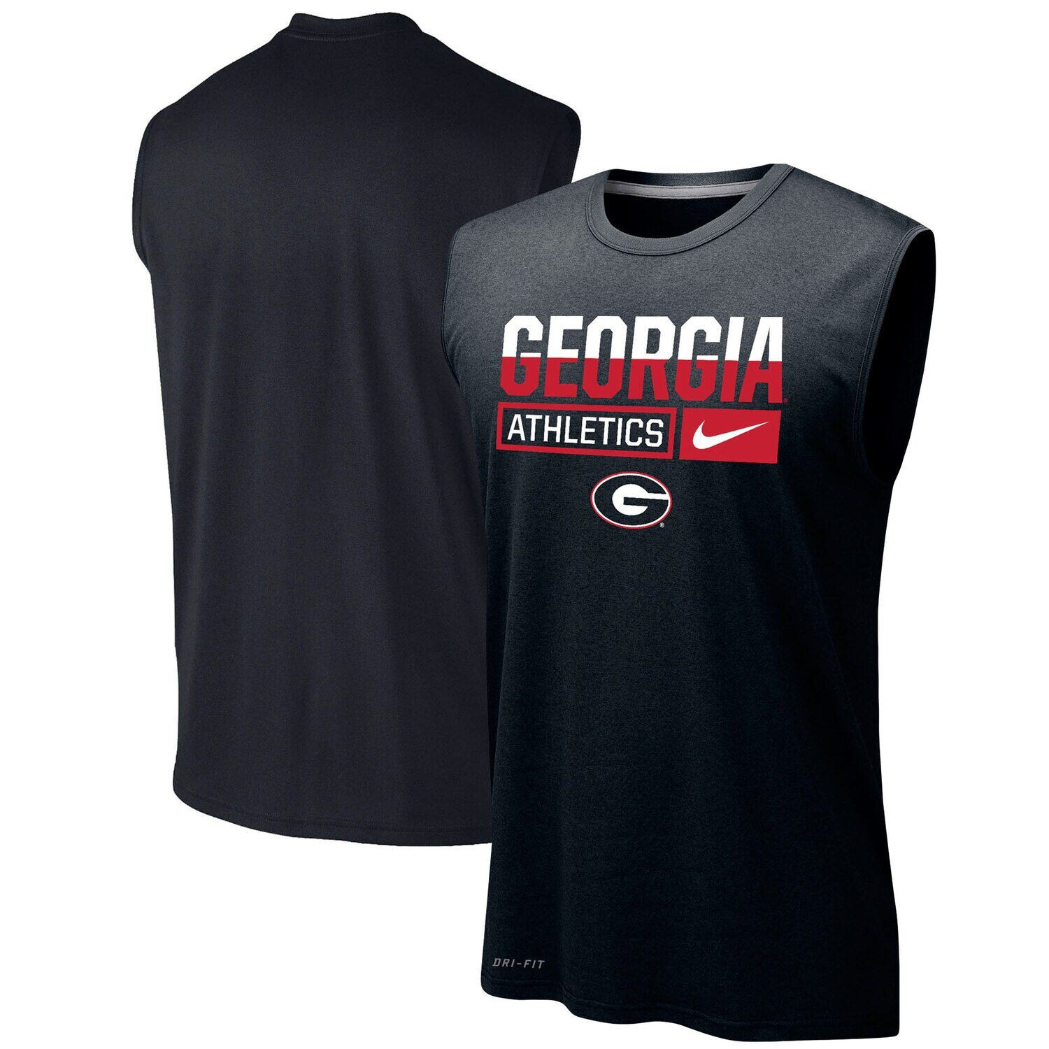 

Мужская майка Nike Black Georgia Bulldogs Wordmark Drop Legend Performance