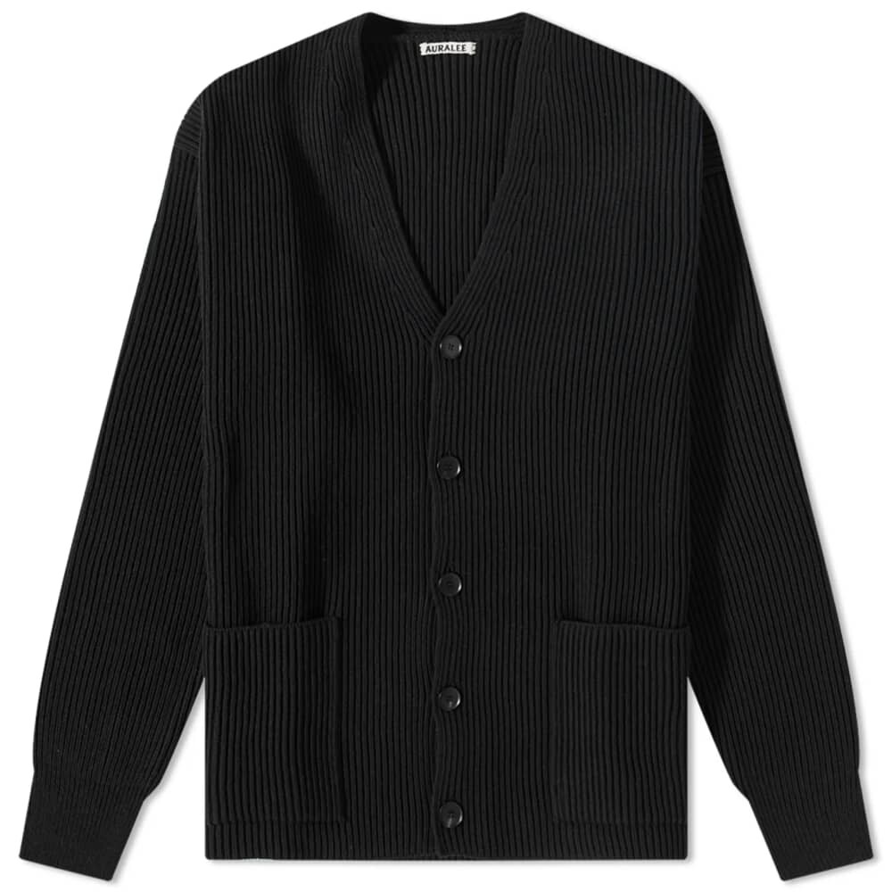 

Джемпер Auralee Rib Knit Cardigan, Серый
