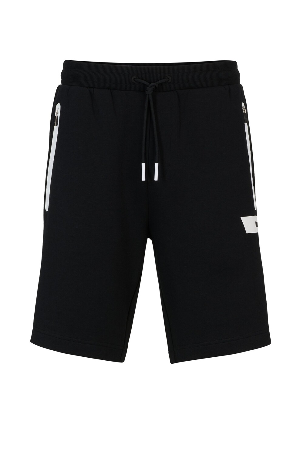 

Шорты Boss Cotton-blend Drawstring With Logo Stripe, черный