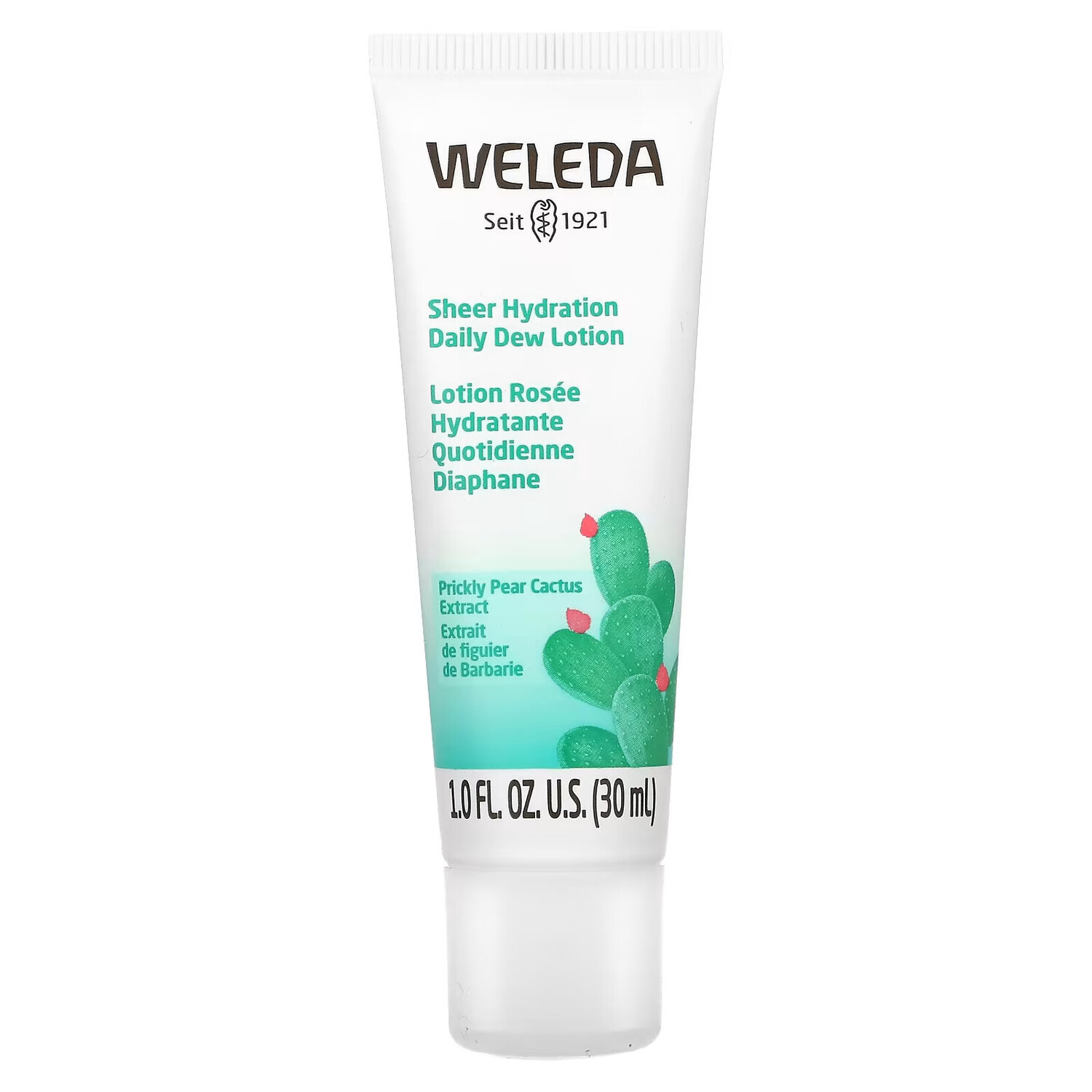 Weleda, Sheer Hydration, ежедневный увлажняющий лосьон, экстракт опунции, 30 мл (1 жидк. унция) крем ежедневный weleda sheer hydration для нормальной и сухой кожи 30 мл