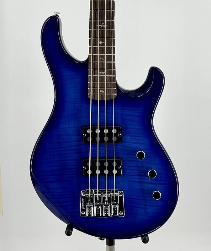 

Paul Reed Smith PRS SE Kingfisher 4-струнная электрическая бас-гитара Faded Blue Wrap Around Burst с чехлом Ser # D73686 PRS-D73686